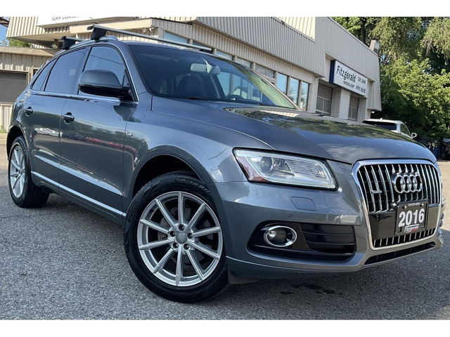 2016 Audi Q5 2.0T Technik - LTHR! NAV! BACK-UP CAM! BSM! PANO R in Cars & Trucks in Kitchener / Waterloo