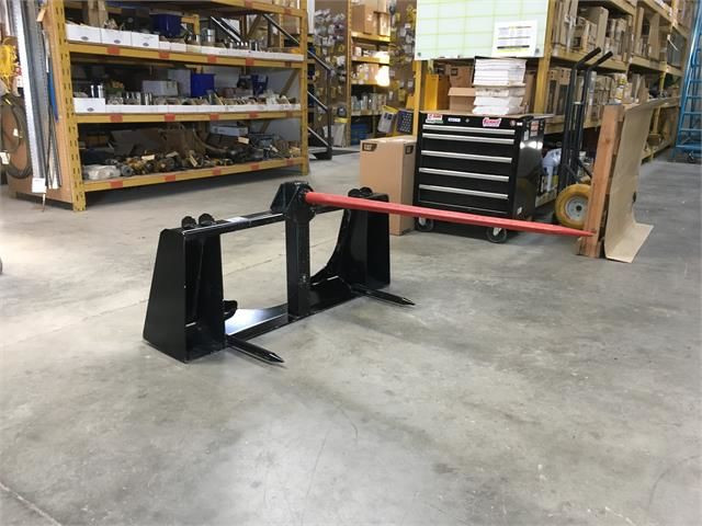 2024 HLA Single Prong Bale Spear Skid Steer Attachment in Heavy Equipment in Lethbridge