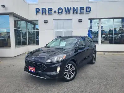 2021 Ford Escape SEL FWD 1.5L Ecoboost Engine Engine: 3 Cylinder Engine 1.5L L/100Km City: 8.5 L/100...