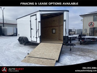 2024 Stealth Trailers 7' x 19' V-Nose Snowmobile Ramp Door - NP3