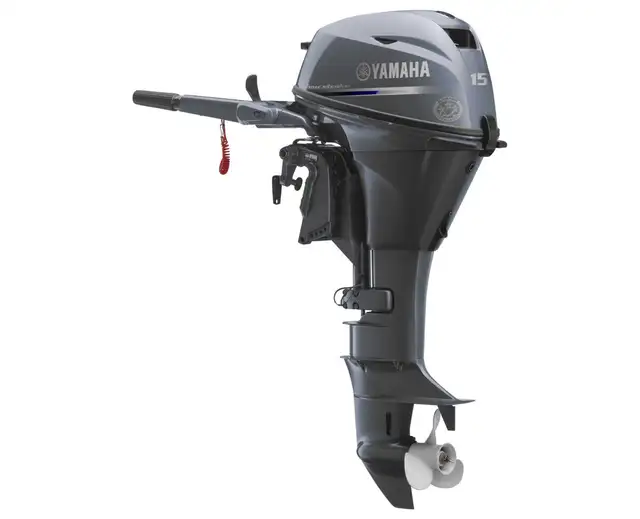 Yamaha F15 Portable Long Shaft Outboard - Extra $100 Rebate in Powerboats & Motorboats in Ottawa - Image 3