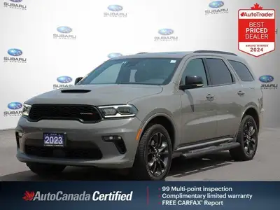 New Price! Destroyer Gray Clearcoat 2023 Dodge Durango GT AWD 8-Speed Automatic Pentastar 3.6L V6 VV...