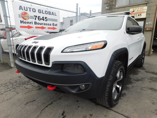 Jeep Cherokee Trailhawk 4 portes 4 roues motrices 2016 in Cars & Trucks in City of Montréal - Image 3