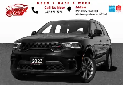 2023 Dodge Durango GT | AWD | 8 PASSENGER | HEATED AND VENTED SE