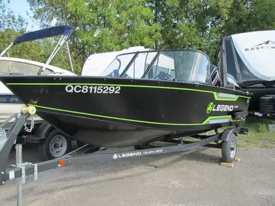 2022 LEGEND 16 XTE SPORT IN STOCK NOW-90 MERCURY FOUR STROKE, FULL WALK THROUGH WINDSHIELD, HUMMINGB...