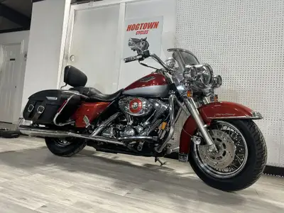 1999 Road King Classic, Vance & Hines Slash Cuts, Quick Attach Windshield, Passenger Backrest, LED H...