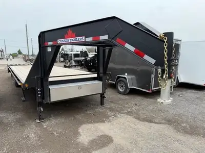 2026 Canada Trailer Deck Over Gooseneck GNFT30-21K Tri Axle GVWR 22680lbs with a payload of 15342lbs...
