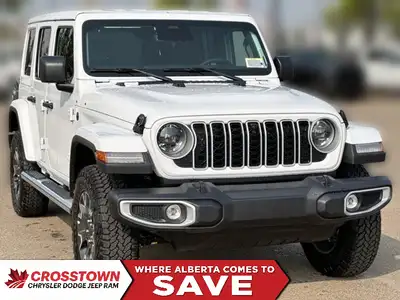 This 2025 JEEP WRANGLER 4-DOOR SAHARA has the following options Cloth Low-Back Bucket Seats, Remote...