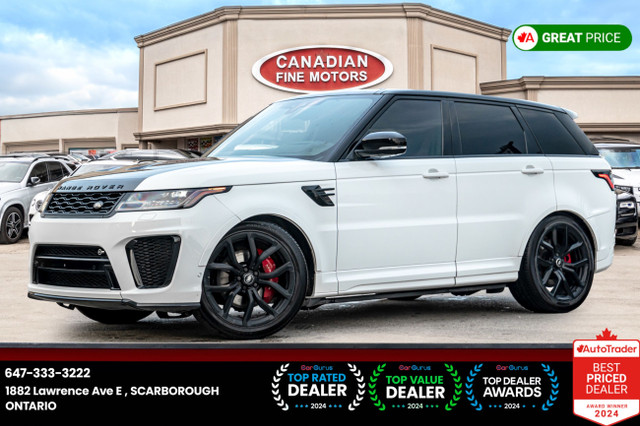 2021 Land Rover Range Rover Sport SVR SUPERCHARGED | V8 | CLEAN  in Cars & Trucks in City of Toronto