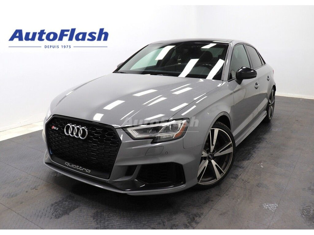 2018 Audi RS 3 Sedan 400HP, 2.5L, 5-CYL, CUIR, CAMERA, BLACK-OPT in Cars & Trucks in Longueuil / South Shore