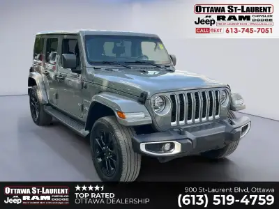 WE CAN GET YOU APPROVED ON THIS 2021 JEEP WRANGLER SAHARA 4XE TODAY FEATURED OPTIONS -Technology gro...