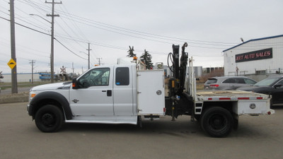 2015 Ford F-550 XLT EXTENDED CAB WITH HIAB 044 BOOM CRANE