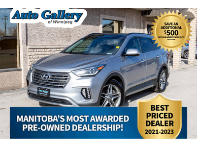  2017 Hyundai Santa Fe XL Limited, AWD, PANORAMIC SUNROOF, NAV, 