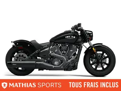 Concessionnaire des véhicules neufs et d'occasion. Cruiser INDIAN Scout Bobber Limited 2025 FINANCEM...