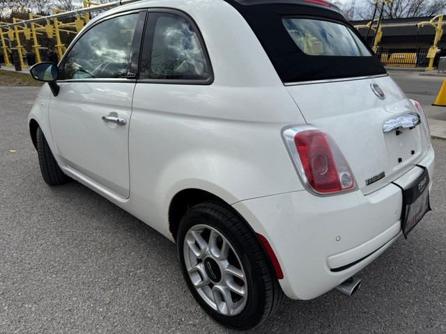 2014 FIAT 500C * CONVERTIBLE *NO ACCIDENTS *FULL SERVICE HIS POP in Cars & Trucks in Barrie - Image 3