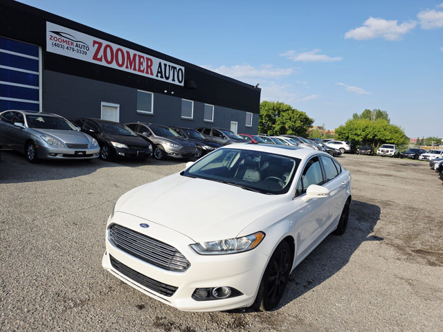 2014 Ford Fusion AWD Leather Sunroof Clean Carfax Navi Camera in Cars & Trucks in Calgary