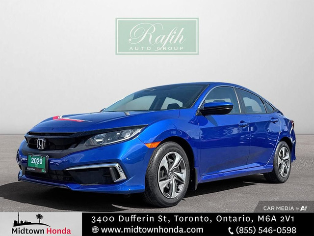 2020 Honda Civic LX *LOW KMS*APPLE/ANDROID*NO ACCIDENTS* in Cars & Trucks in City of Toronto - Image 2