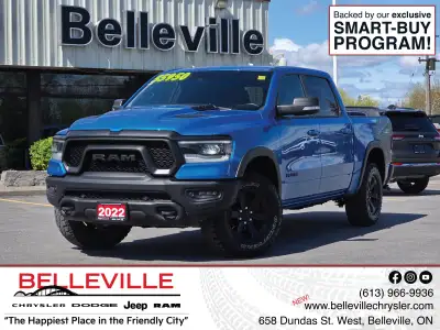 Hydro Blue Pearlcoat 2022 Ram 1500 Sport/Rebel Rebel / Doing What You Want To 4D Crew Cab 4WD 8-Spee...