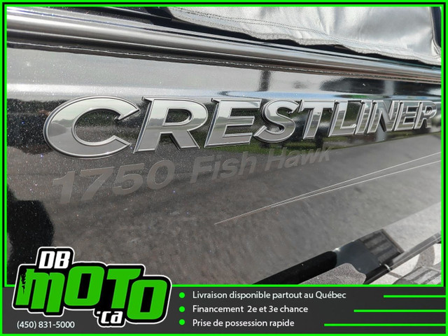 2023 Crestliner FISH HAWK 1750 WT ** aucun frais cache ** in Powerboats & Motorboats in Lanaudière - Image 4
