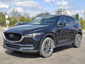 2021 Mazda CX-5 Signature AWD | Turbo | Leather | Sunroof | Nav | Cooled + Heated Seats | Heated Steering |