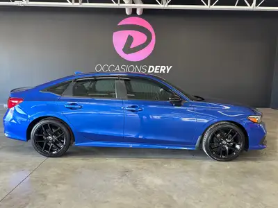 Honda Civic Sedan Sport 2022 – Bleu, 23 553 km! Performance dynamique. Design raffiné. Conduite agré...