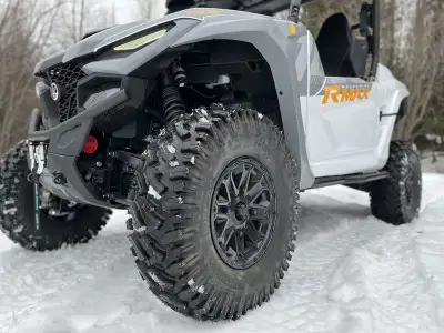 2024 Yamaha Wolverine Rmax 1000 2 seater R-Spec with Warn 4500 pound winch in stock at Northside Mot...