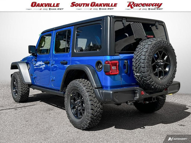 2024 Jeep Wrangler 4DR WILLYS | BLIND SPOT | DEMO | HITCH RECEIV in Cars & Trucks in Oakville / Halton Region - Image 4