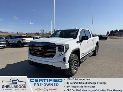 Discover the rugged elegance of the 2023 GMC Sierra 1500 AT4, now available at Shellbrookchevroletbu...
