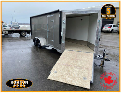 7 x 18 Cargo trailer Tow-Tek Tundra model,Awning,insulated,RV Dr in Cargo & Utility Trailers in Mississauga / Peel Region - Image 2