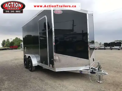LEGACY SERIES ALL ALUMINUM FRAME 7' X 14' TANDEM AXLE CARGO W/ BARN DOORS AND POLYCORE PANEL UPGRADE...
