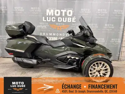 Can-Am Spyder RT Limited 2023 SEULEMENT 677 KM BALANCE DE GARANTIE BEST 26 SEPTEMBRE 2027 ÉDITION SE...