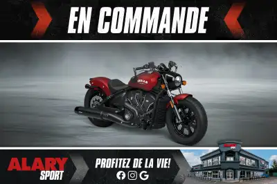 Cette MOTOCYCLETTE INDIAN SCOUT BOBBER 2025 est disponible DÈS MAINTENANT! Contactez-nous au 450-420...