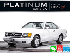 1986 Mercedes-Benz 500-Series 560SEC, COUPE, V8, COLLECTIBLE, GRAY LEATHER