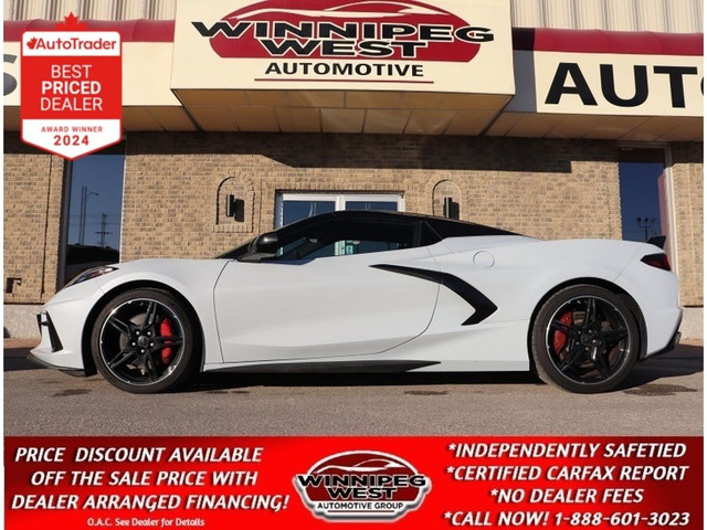 2021 Chevrolet Corvette STINGRAY CONVERTIBLE 2LT Z51 PKG, SHARP  in Cars & Trucks in Winnipeg
