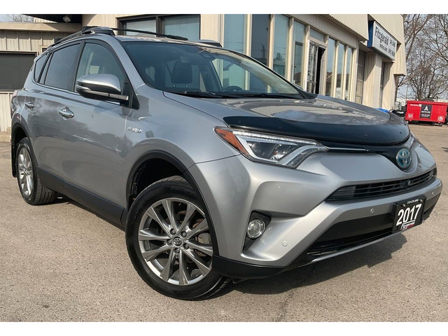 2017 Toyota RAV4 Hybrid Limited - LEATHER! NAV! 360 CAM! BSM! SU in Cars & Trucks in Kitchener / Waterloo