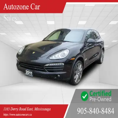 This 2011 Porsche Cayenne is a sleek and powerful SUV that's sure to turn heads. With its black exte...