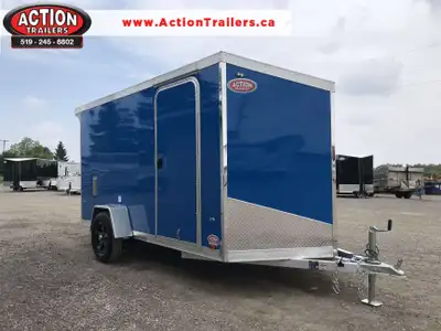 LEGACY SERIES ALL ALUMINUM FRAME 6' X 12' SINGLE AXLE CARGO WITH RAMP DOOR AND POLYCORE PANEL UPGRAD...