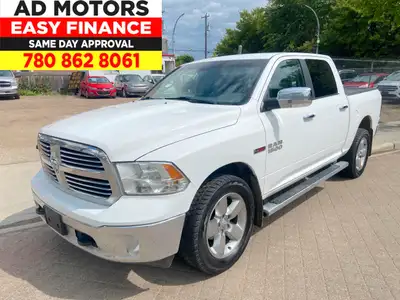 $0 Down! Low payments ! All Credit Types !Apply at admotors.ca/finance! 2017 Ram 1500 4x4 SLT DIESEL...