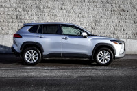 This 2024 Toyota Corolla Cross is for sale today. This SUV has 46,300 kms. It's silver in colour . I... (image 1)