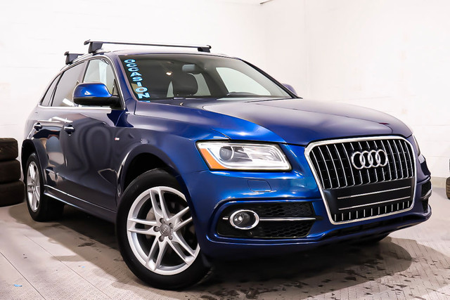 2017 Audi Q5 PROGRESSIV + S-LINE +TOIT OUVRANT PANO CUIR + SIEGE in Cars & Trucks in Laval / North Shore