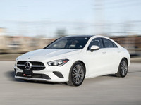 2023 Mercedes Benz CLA-250 White Exterior on Black Interior comes with Navigation and Back up Camera... (image 2)