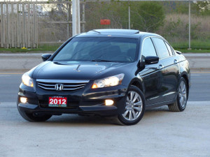 2012 Honda Accord EX-L,V6,LEATHER,NO-ACCIDENT,CERTIFIED,FULLY LOADED