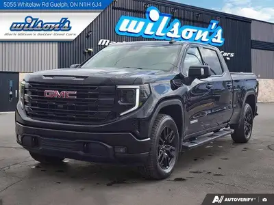 Come see this certified 2024 GMC Sierra 1500 Elevation Crew 4X4 | 5.3L | X31 | Leather | Sunroof | A...