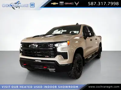 A tough truck, our 2022 Chevrolet Silverado 1500 LT Trail Boss Crew Cab 4X4 can take charge on the r...