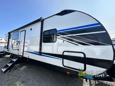 Heartland Prowler travel trailer 292SRK highlights: Rear Kitchen Front Private Bedroom U-Shaped Dine...