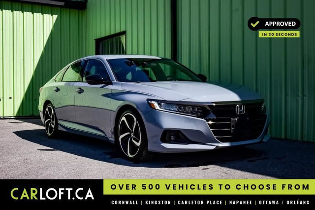 2022 Honda Accord Sedan Sport • SUNROOF • HEATED SEATS • PREM. A in Cars & Trucks in Ottawa