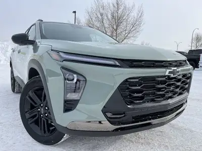Kickstart your adventures with the 2025 Chevrolet Trax ACTIV, showcasing a captivating Cacti Green e...