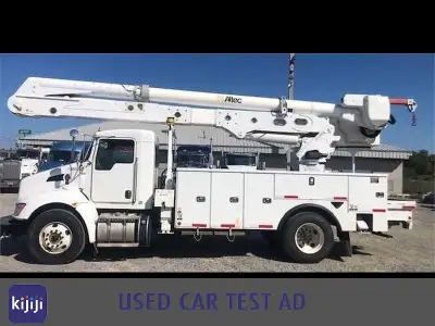 Free Winter tires with all purchases! 2018 KENWORTH T370 BUCKET TRUCK, 35,965 Miles, Paccar 260 HP D...