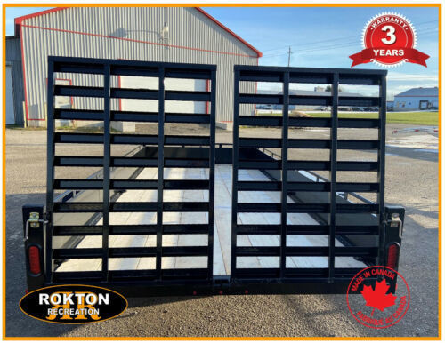 2025 NEW 7 x 14 Steel Utility landscape trailer AVAILABLE NOW in Cargo & Utility Trailers in Mississauga / Peel Region - Image 4