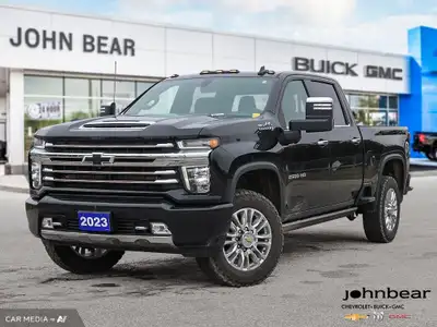 2023 Chevrolet Silverado 2500HD High Country LOCAL TRADE CLEAN CARFAX 10-Speed Automatic, 4WD, Jet B...